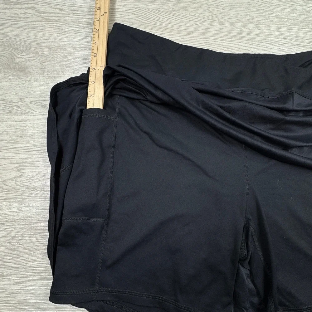 Torrid Women's Skort Active Crossover Waistband Black Size 3 Plus Athletic Skirt